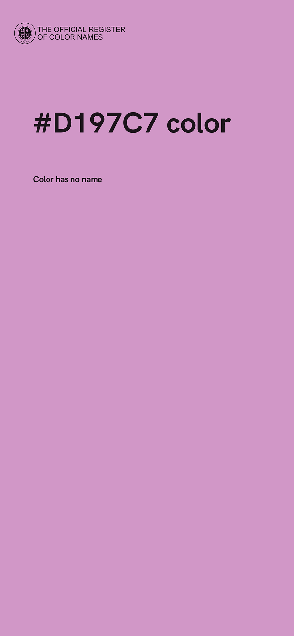 #D197C7 color image