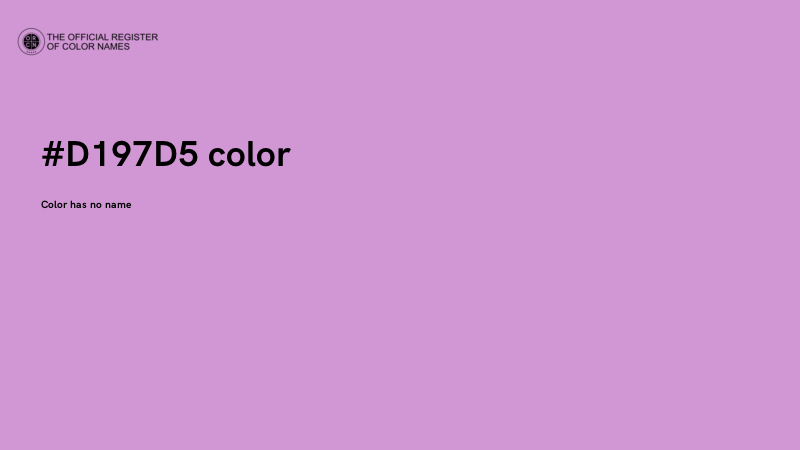 #D197D5 color image
