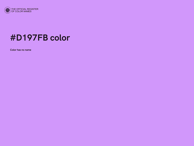 #D197FB color image