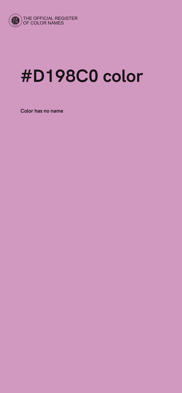 #D198C0 color image
