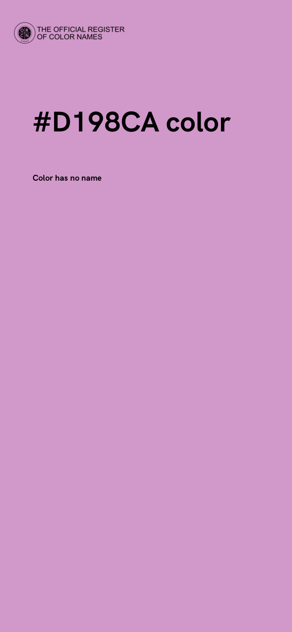 #D198CA color image
