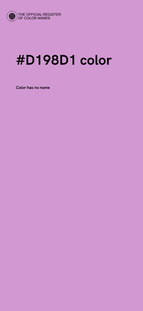 #D198D1 color image
