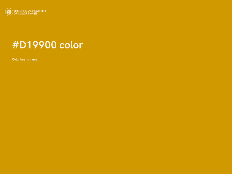 #D19900 color image