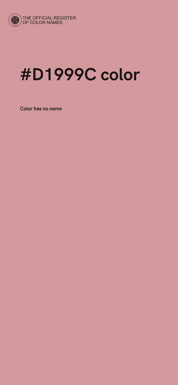 #D1999C color image