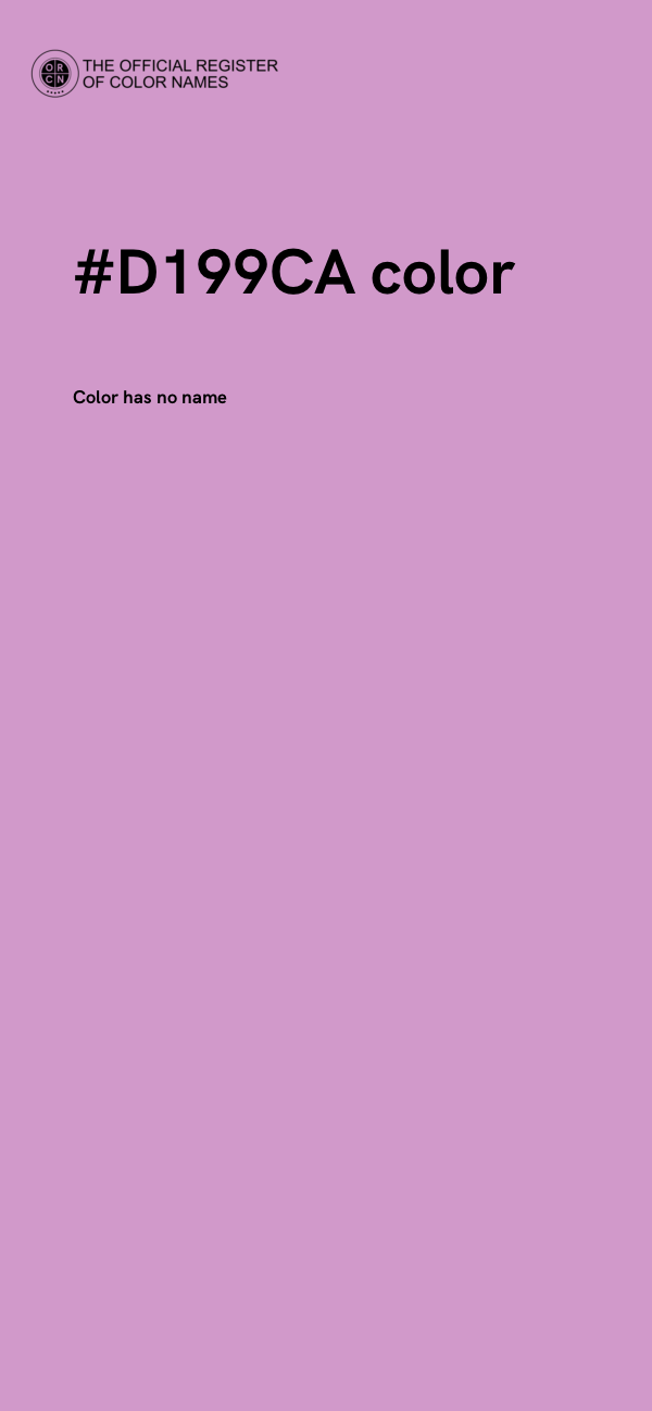 #D199CA color image