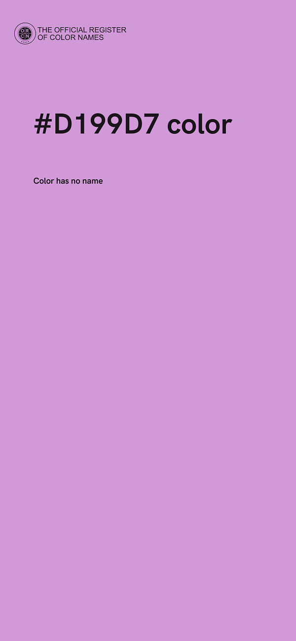 #D199D7 color image