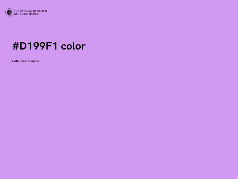 #D199F1 color image