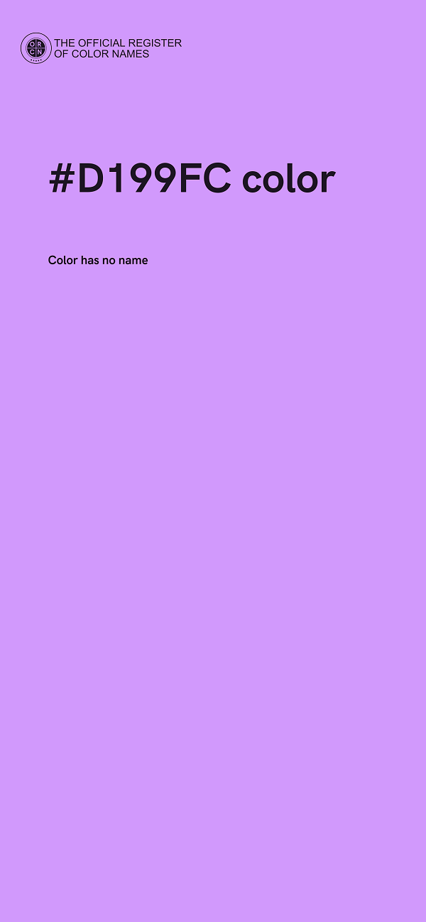 #D199FC color image