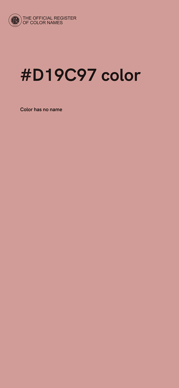 #D19C97 color image