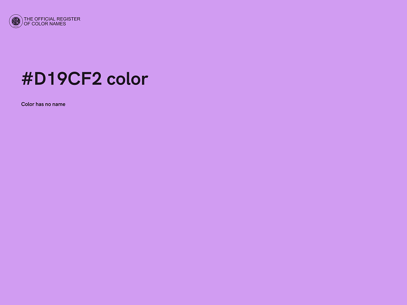 #D19CF2 color image