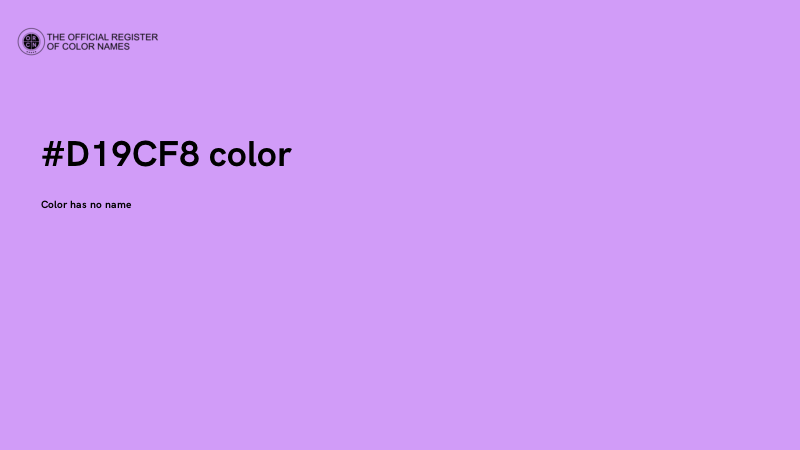 #D19CF8 color image
