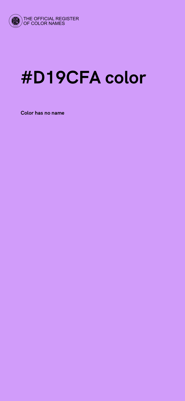 #D19CFA color image