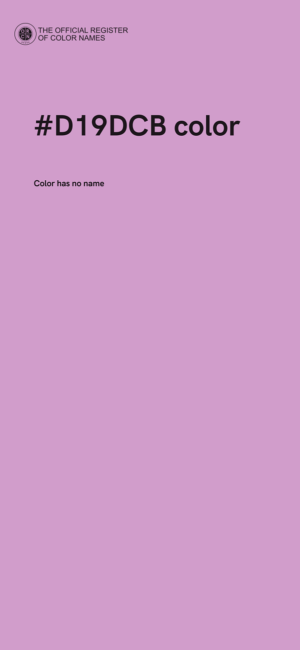 #D19DCB color image