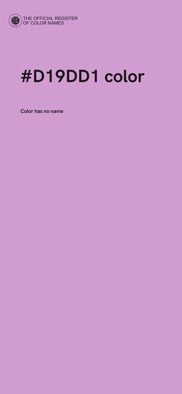 #D19DD1 color image