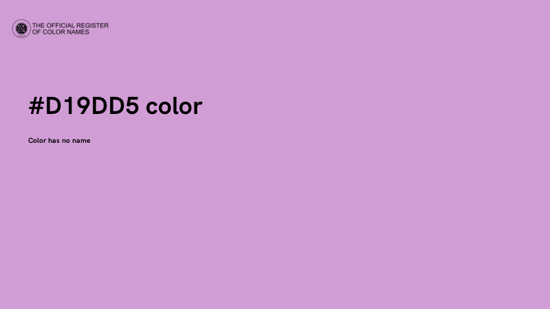#D19DD5 color image