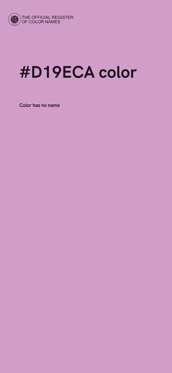 #D19ECA color image