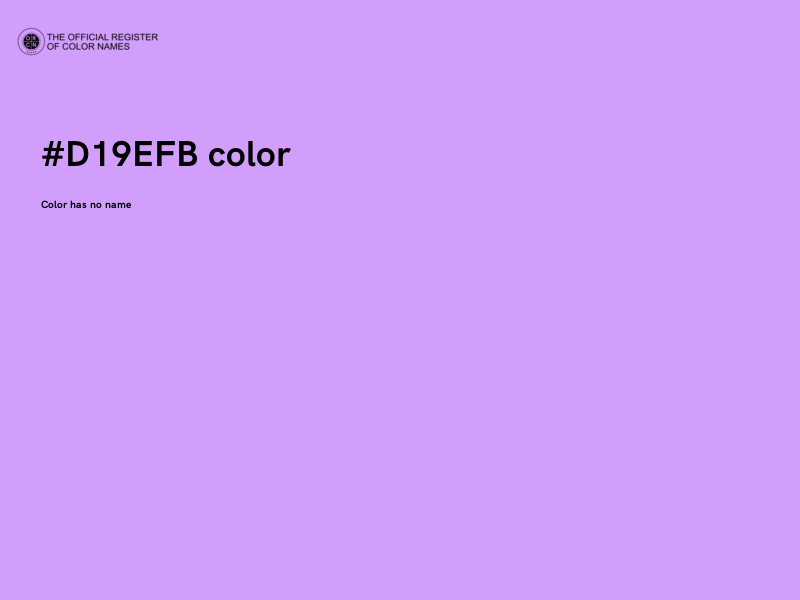 #D19EFB color image