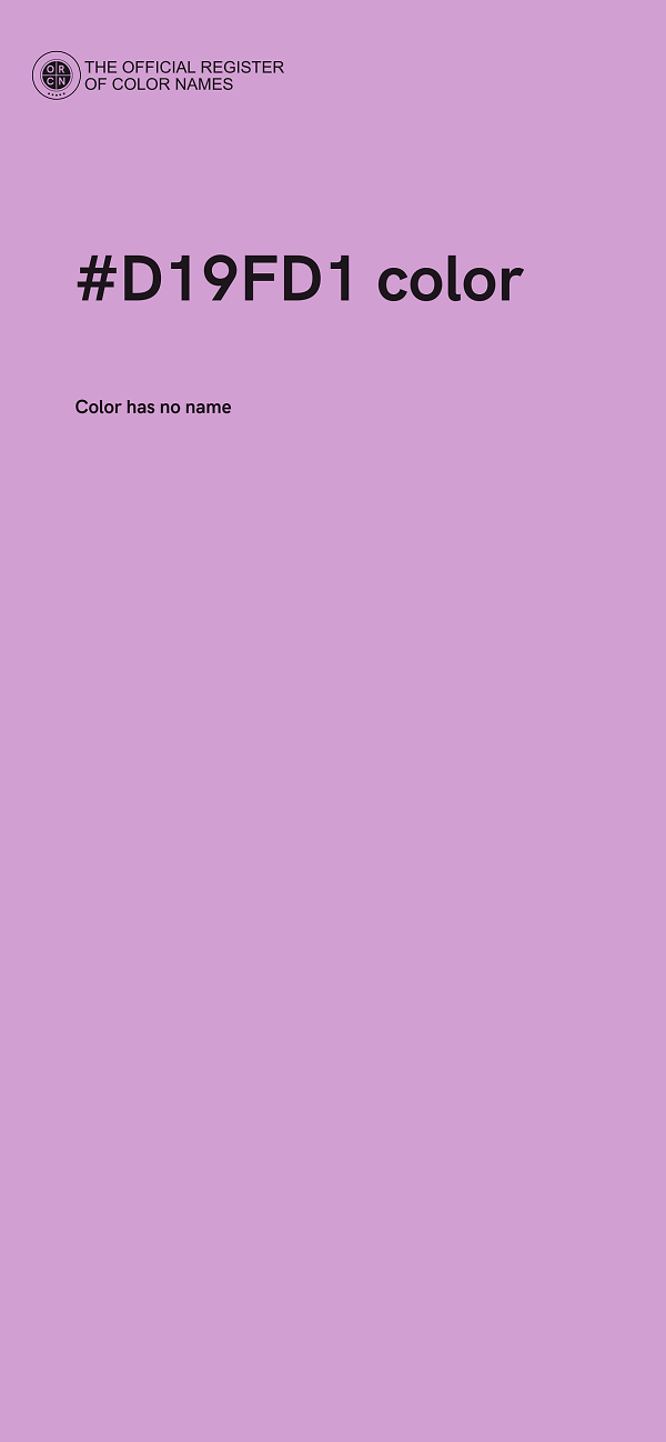 #D19FD1 color image