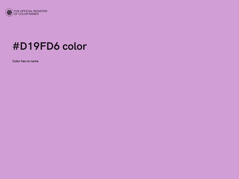 #D19FD6 color image