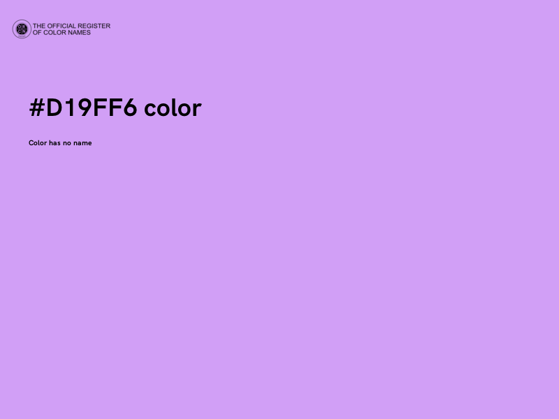 #D19FF6 color image