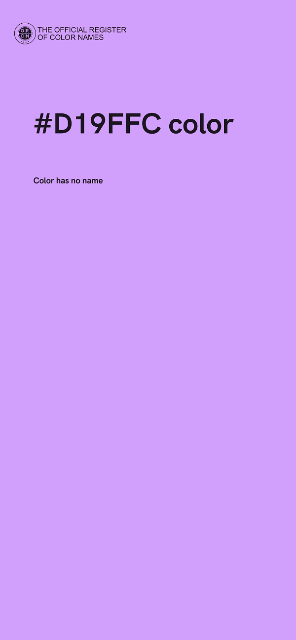 #D19FFC color image