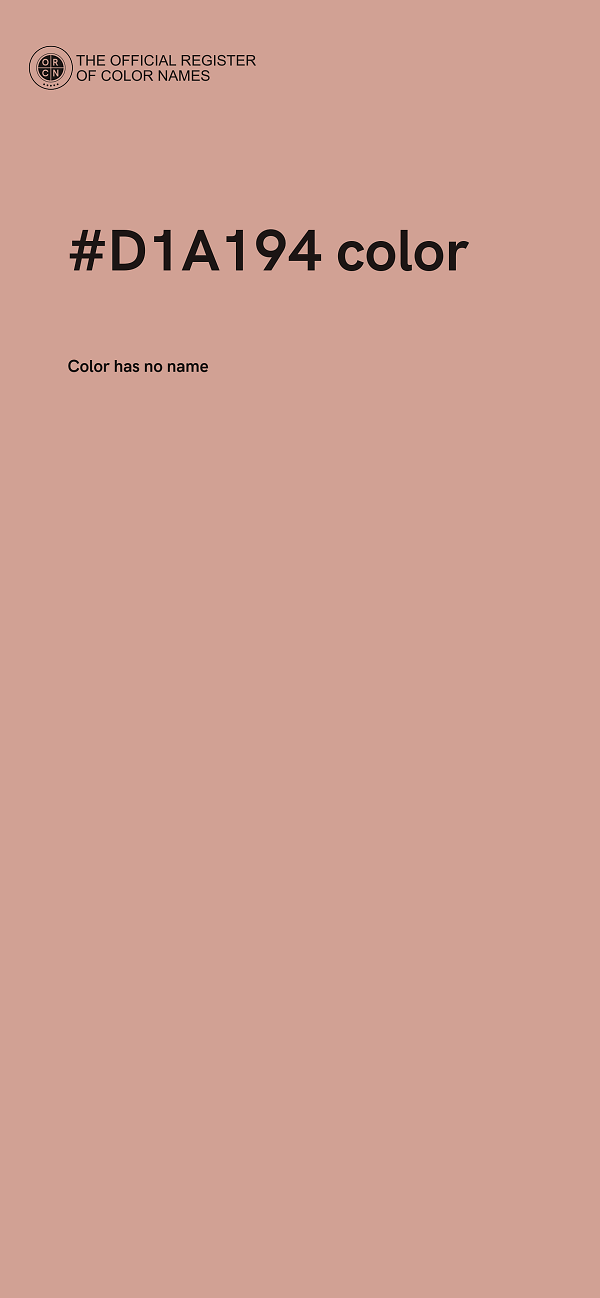 #D1A194 color image