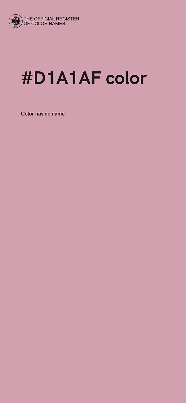 #D1A1AF color image