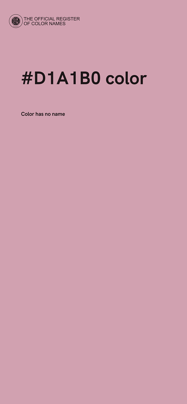 #D1A1B0 color image