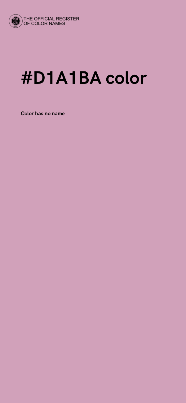 #D1A1BA color image