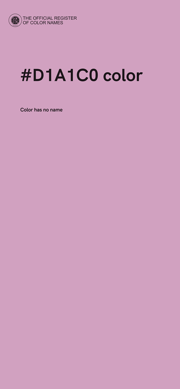 #D1A1C0 color image