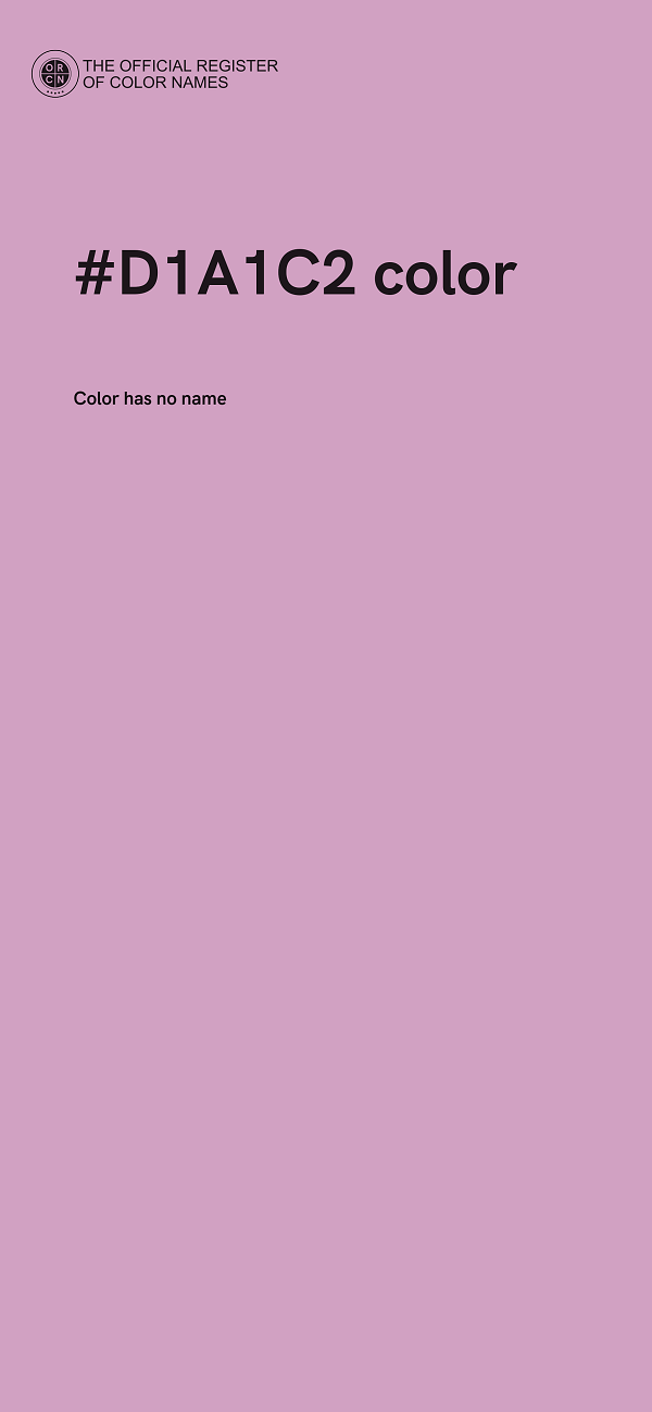 #D1A1C2 color image