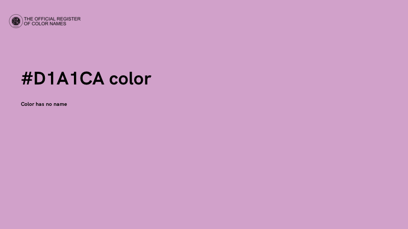 #D1A1CA color image