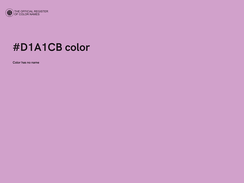 #D1A1CB color image