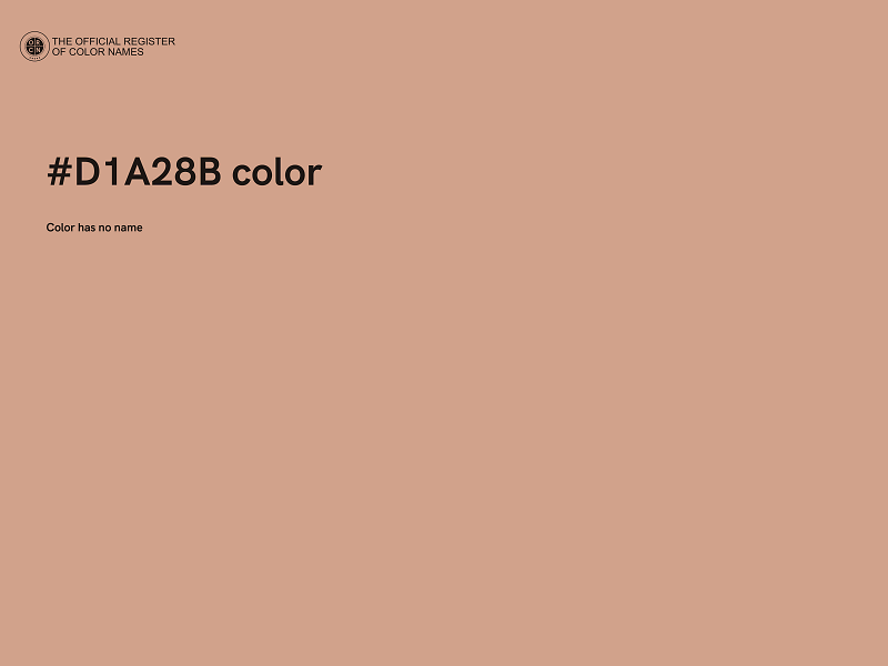 #D1A28B color image