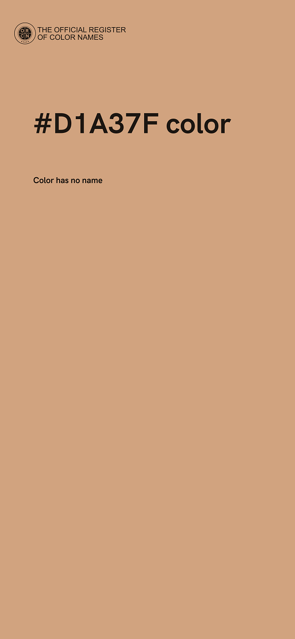 #D1A37F color image