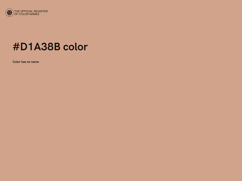 #D1A38B color image