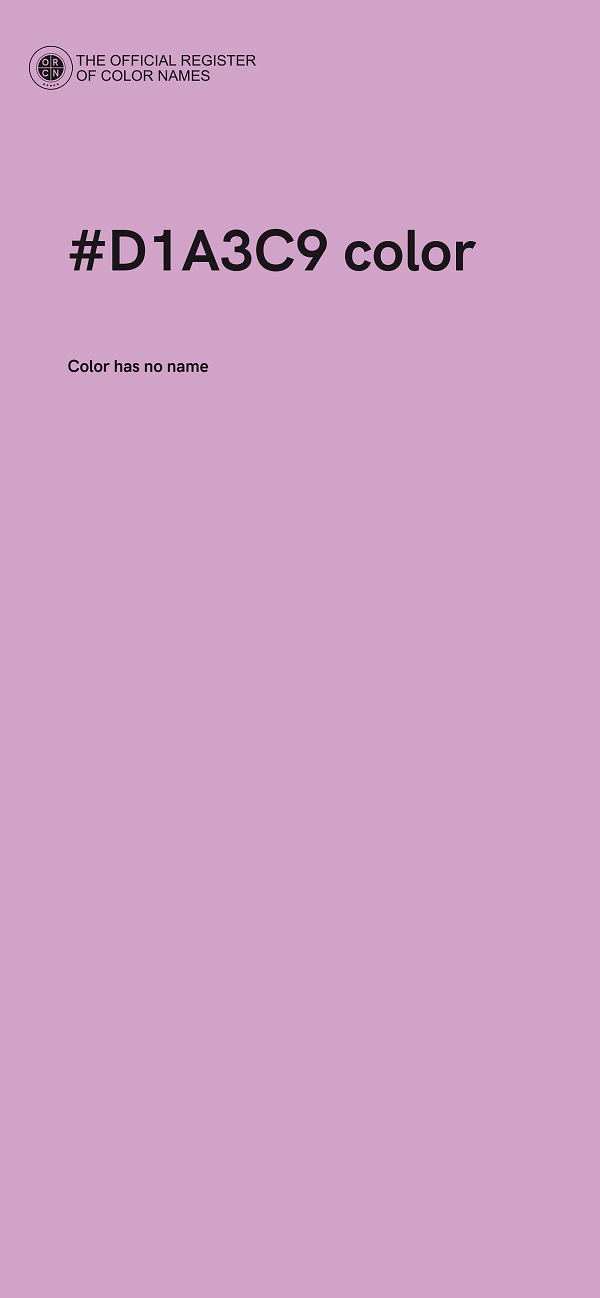 #D1A3C9 color image