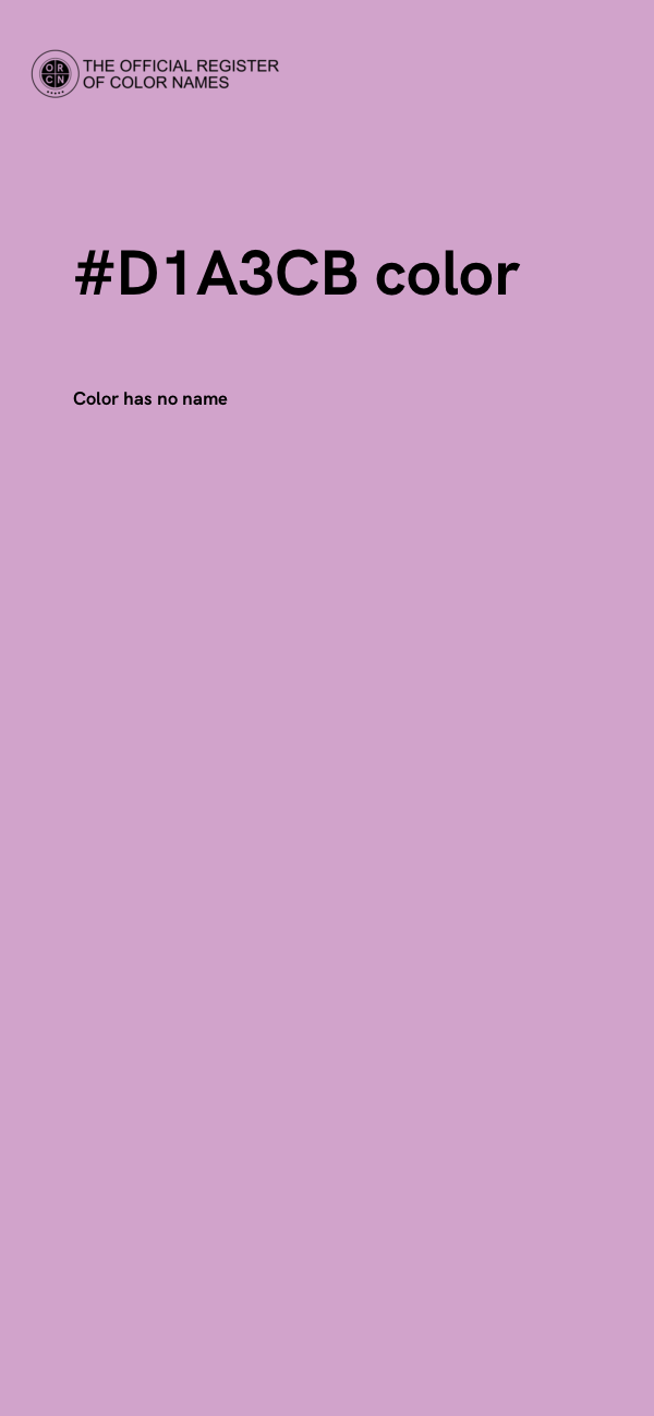 #D1A3CB color image