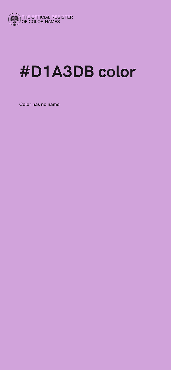 #D1A3DB color image
