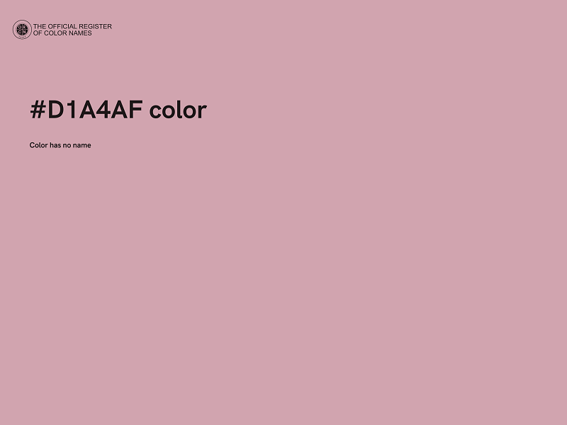 #D1A4AF color image