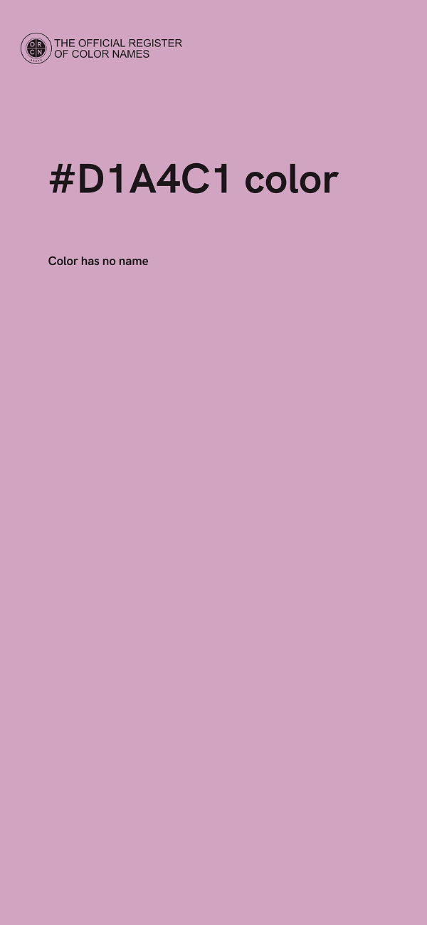 #D1A4C1 color image