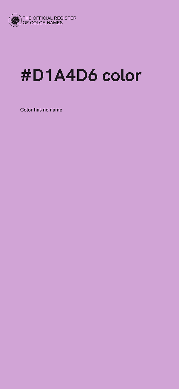 #D1A4D6 color image