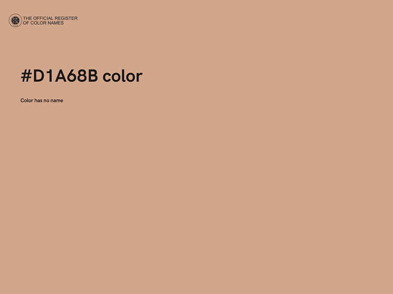 #D1A68B color image