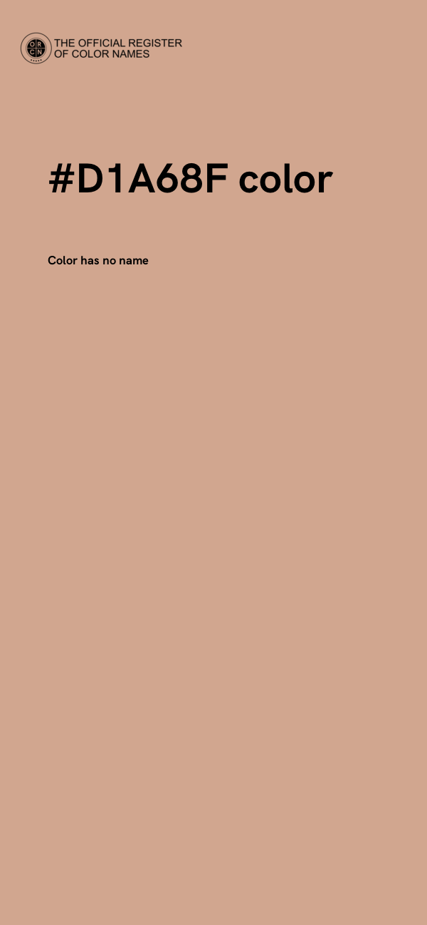 #D1A68F color image