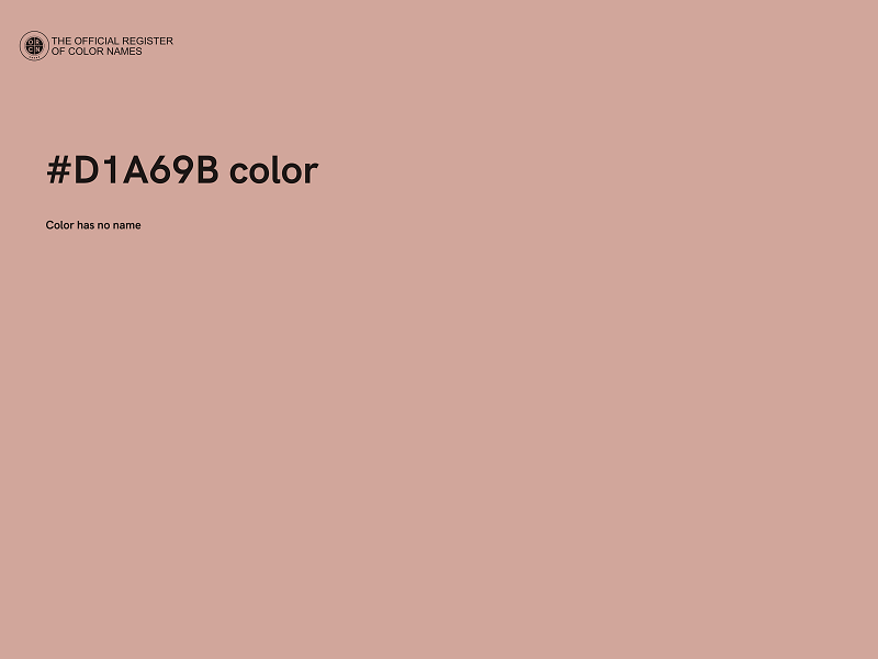 #D1A69B color image