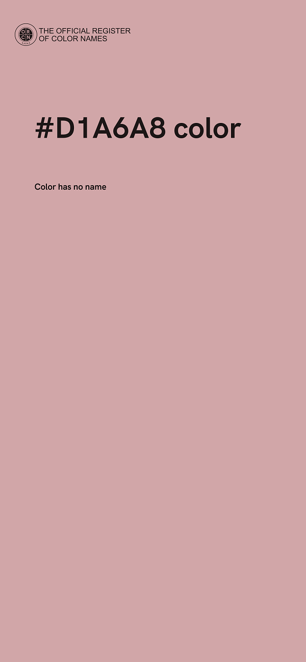 #D1A6A8 color image