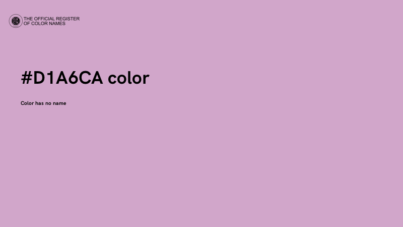 #D1A6CA color image