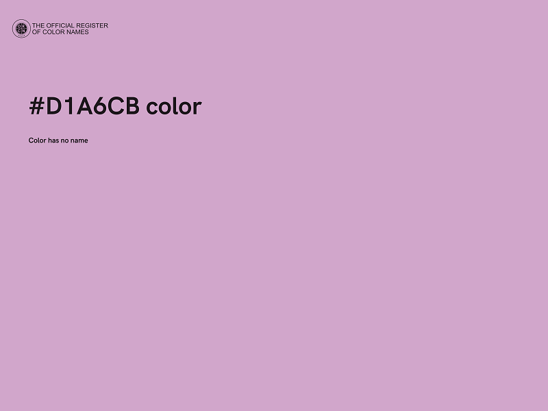 #D1A6CB color image