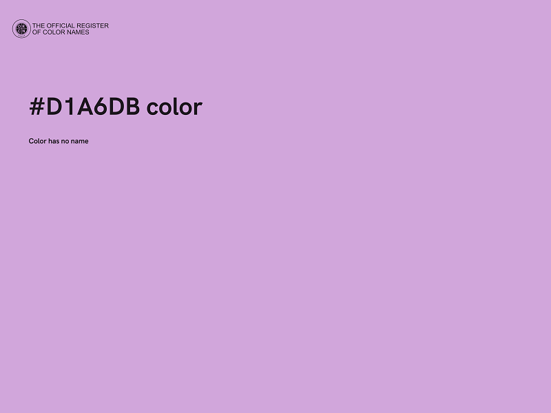 #D1A6DB color image