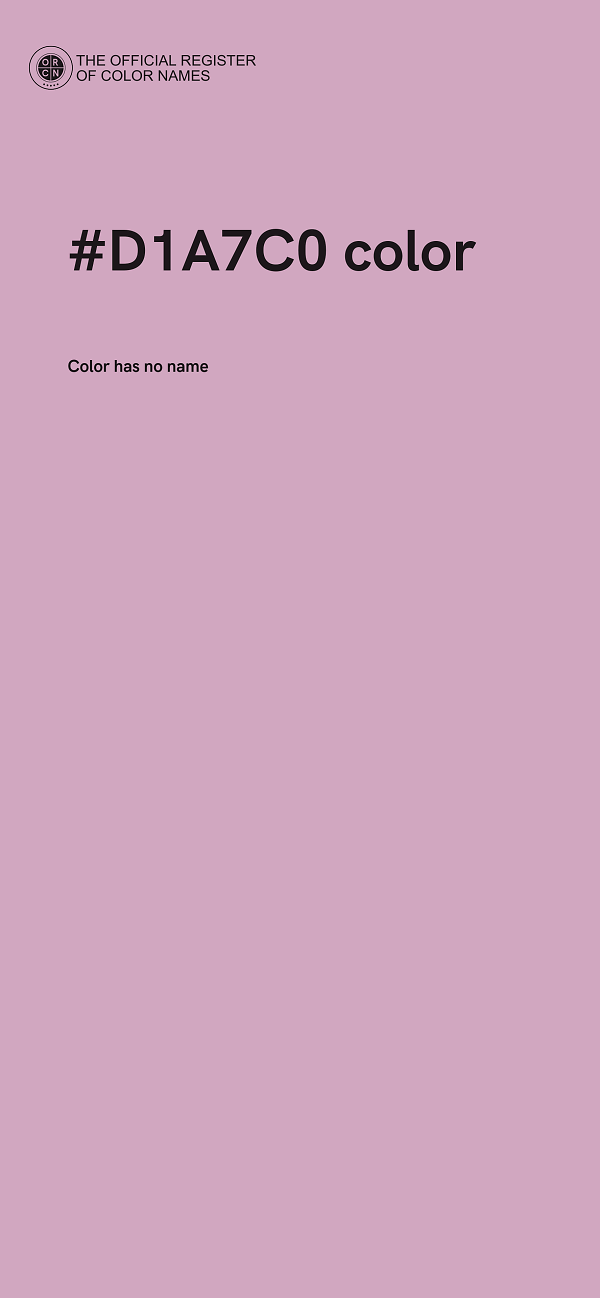 #D1A7C0 color image
